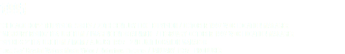 1995 ‘CHICAGO HOPE’ TELEVISION SERIES / 2OTH CENTURY FOX TELEVISION / OCTOBER 1997 WDC LOCATION MANAGER ‘MERCURY RISING’ FEATURE FILM / IMAGINE ENTERTAINMENT / FEBRUARY-OCTOBER 1997 WDC LOCATION MANAGER ‘SPECIES 2’ FEATURE FILM / MGM / AUGUST 1997 2ND UNIT LOCATION MANAGER ‘Just Say’ Crystal Waters Music Video / Notorious Pictures / JANUARY 1997 PRODUCER